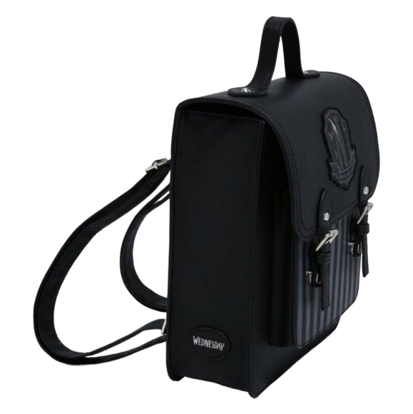 Wednesday Addams Rare Nevermore Academy Backpack NWT - Picture 5 of 8